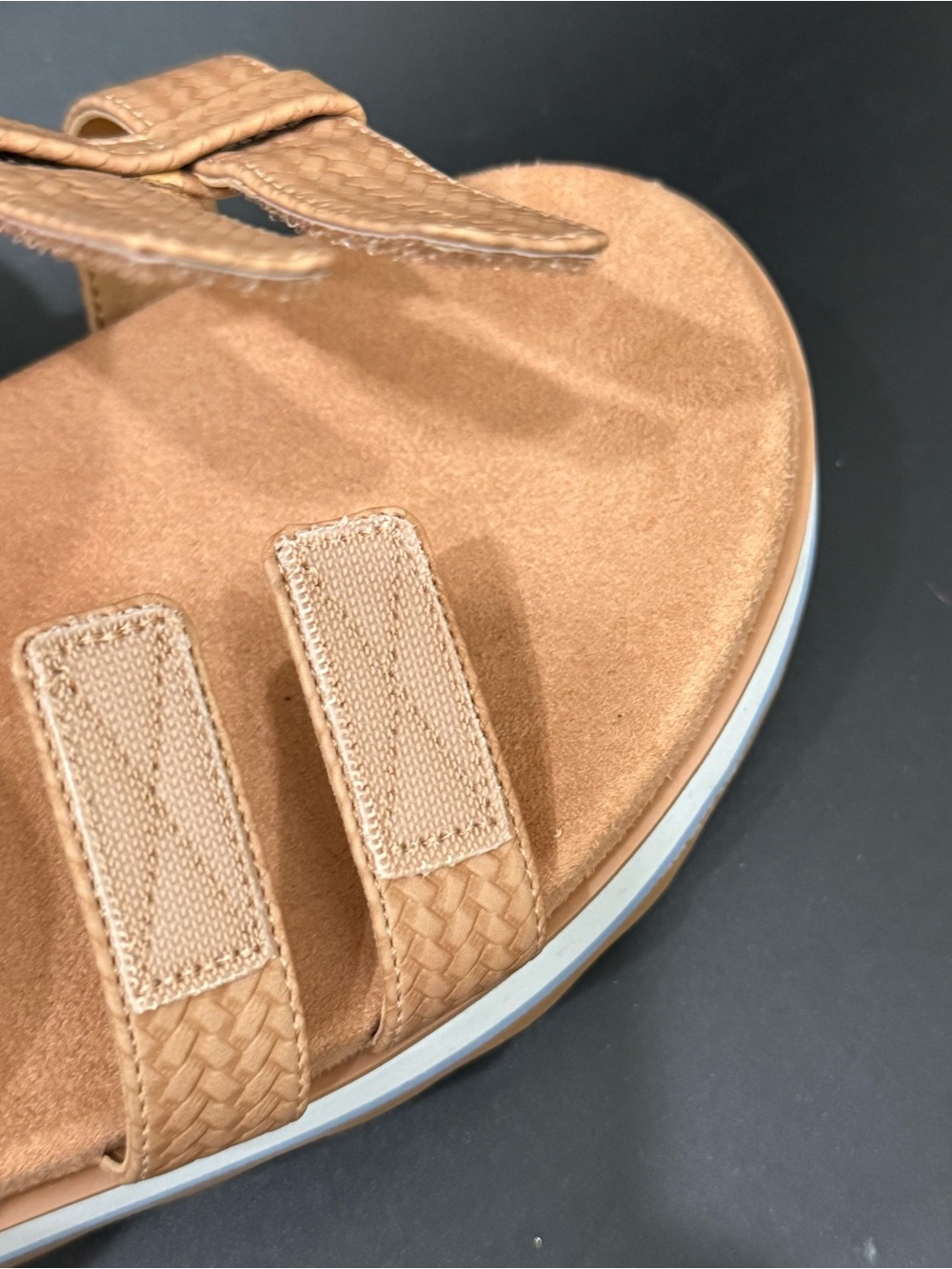 VIONIC Phoenix Lex Platform Sandals Tan Multi Strap Comfort Ortho Sandals Size 9 - Picture 11 of 16